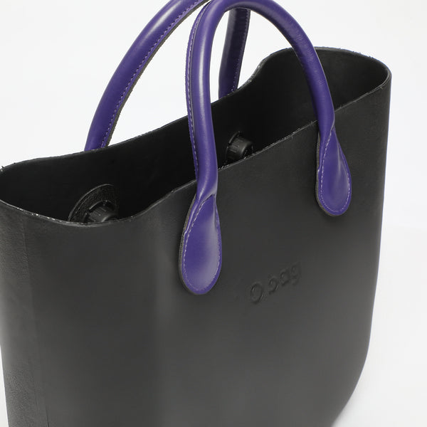 Borsa O Bag - nero e viola