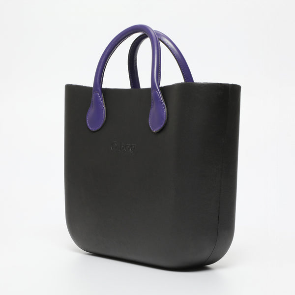 Borsa O Bag - nero e viola