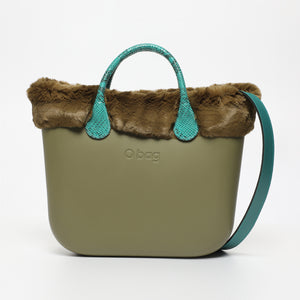 Borsa O Bag - kaki chiaro e verde