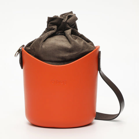 Borsa O Basket - arancione e marrone