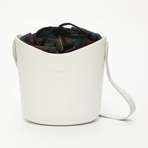 Borsa O Basket - bianco e verde scuro