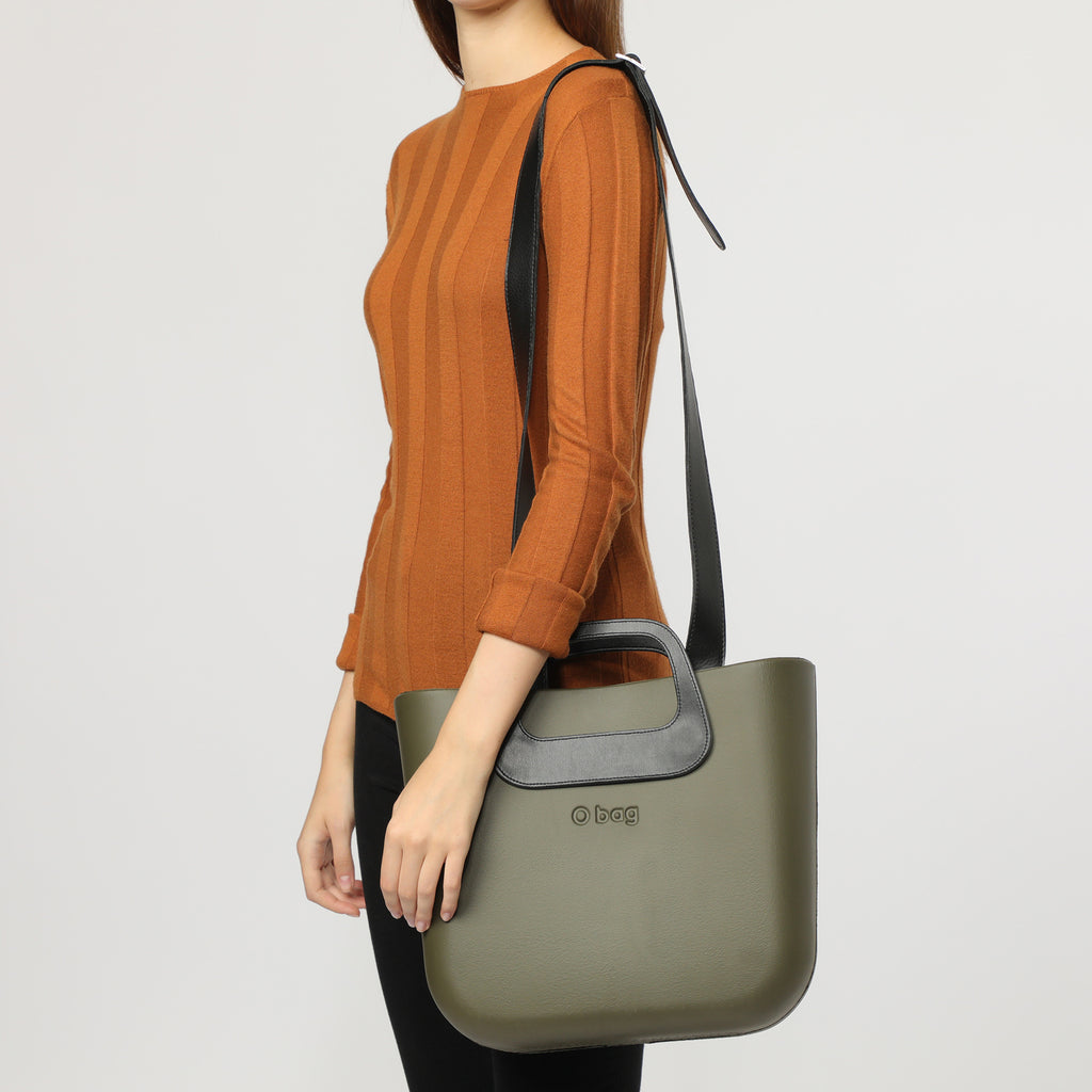 Borsa O Bag Mini kaki scuro Vikma store