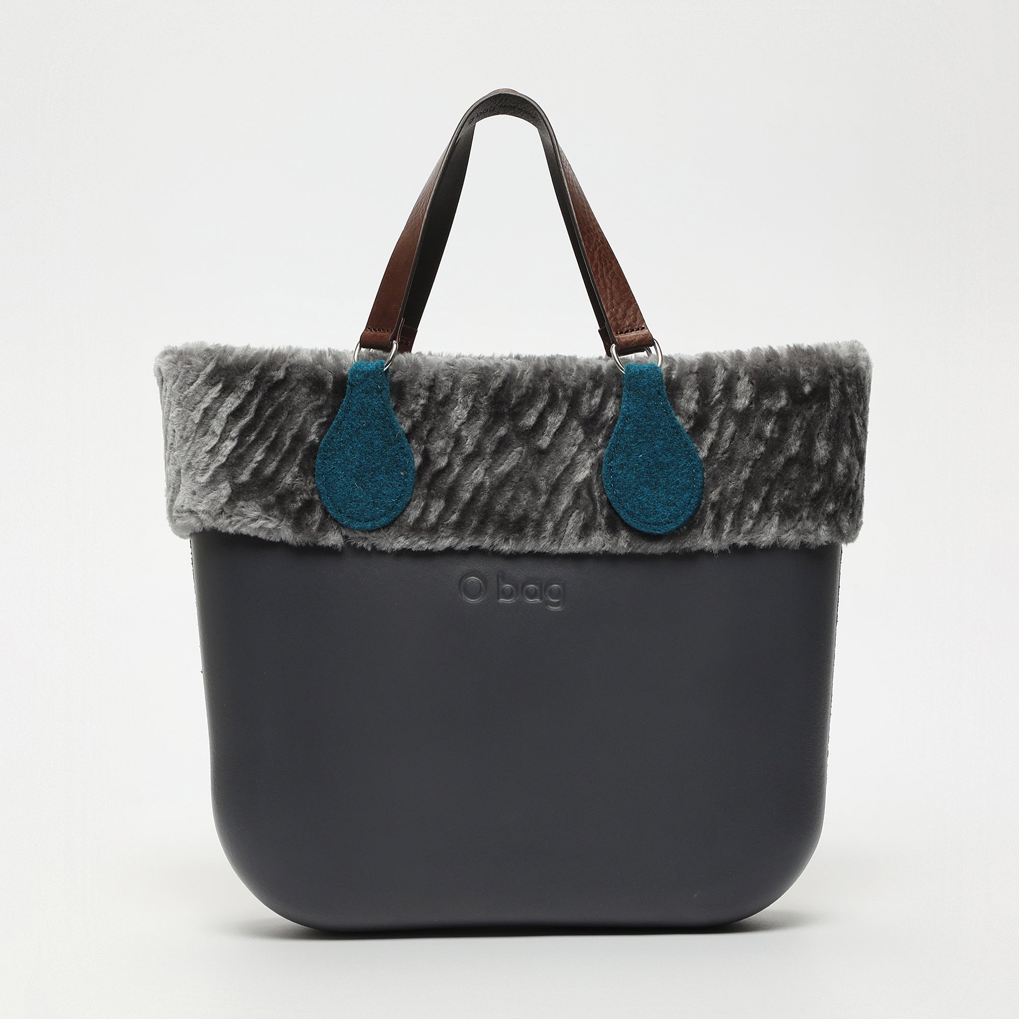 Borsa O Bag Mini - grigio scuro