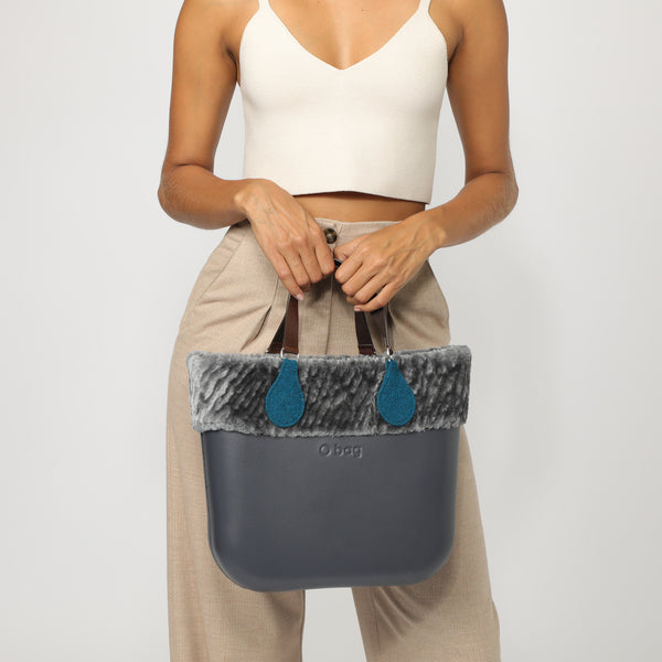 Borsa O Bag Mini - grigio scuro