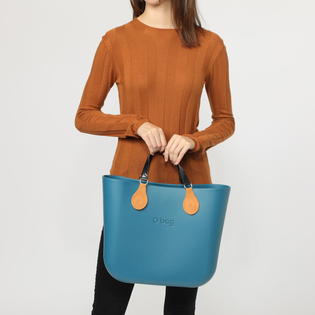 Borsa O Bag blu petrolio