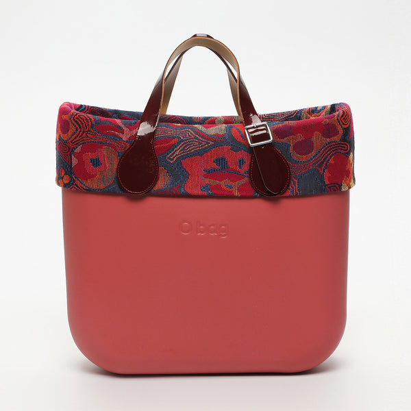 Borsa O Bag - seta - lampone