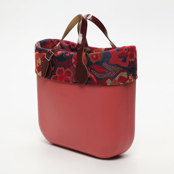 Borsa O Bag - seta - lampone