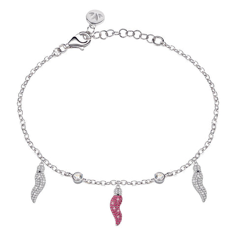 Bracciale Tesori - argento 925 e cristalli - color argento