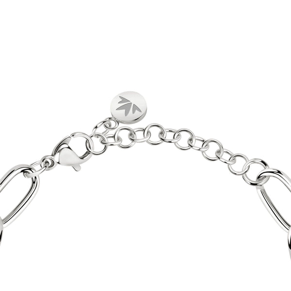 Bracciale Madagascar con charms - acciaio - color argento