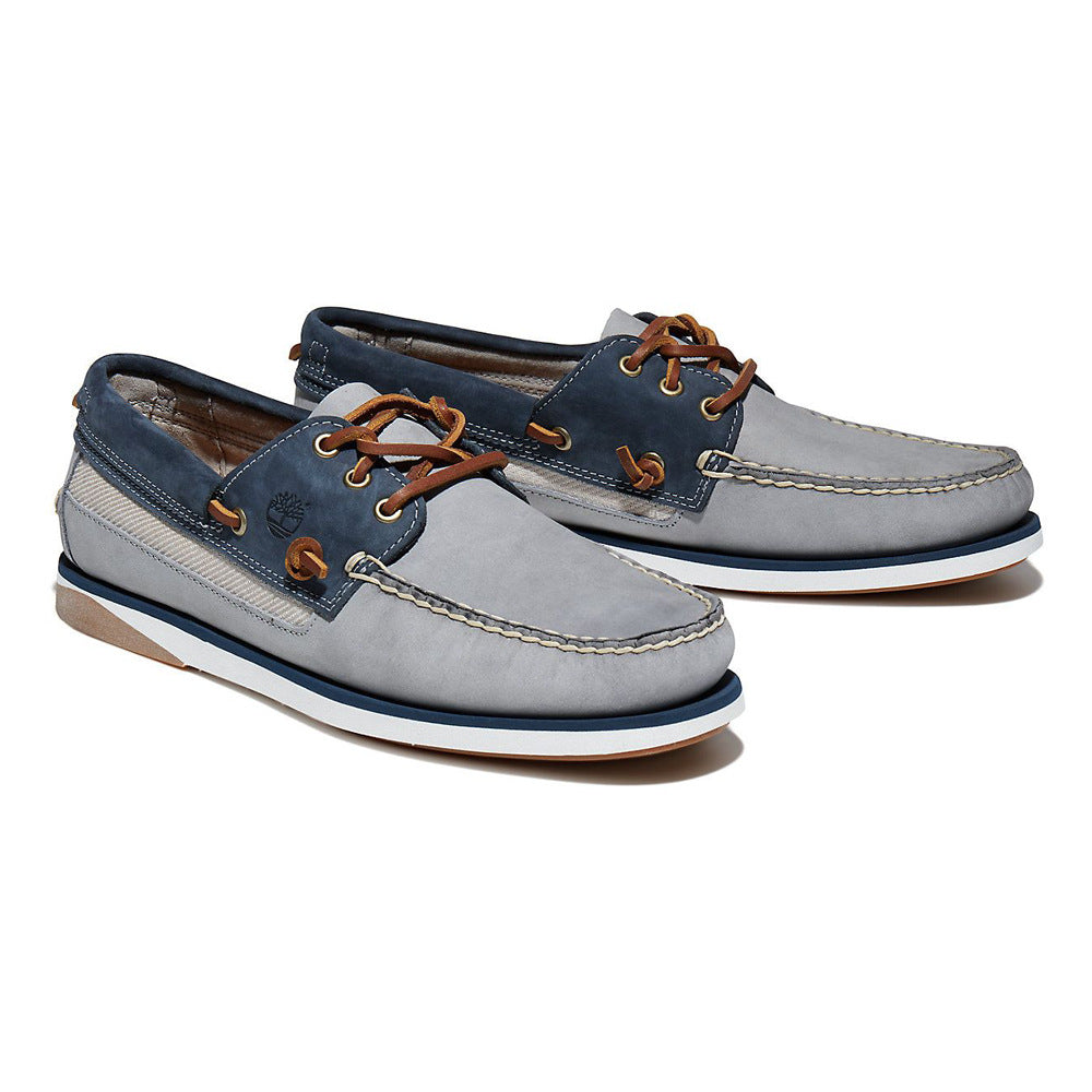Scarpe da barca AtlantisBreak L/F Boat shoe - pelle - grigio