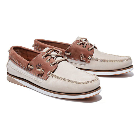 Scarpe da barca AtlantisBreak L/F Boat shoe - pelle - beige