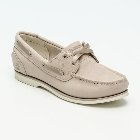 Scarpe da barca - pelle - grigio chiaro