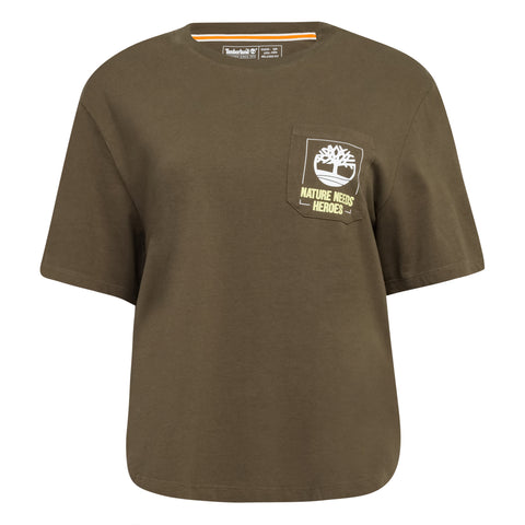 T-shirt - 100% cotone biologico - kaki