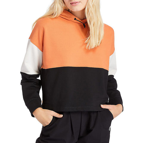 Felpa con cappuccio Colour Block - nero