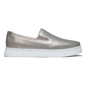 Slippers Atlanta Green - pelle - color argento