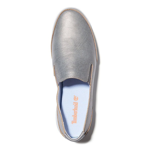 Slippers Atlanta Green - pelle - color argento
