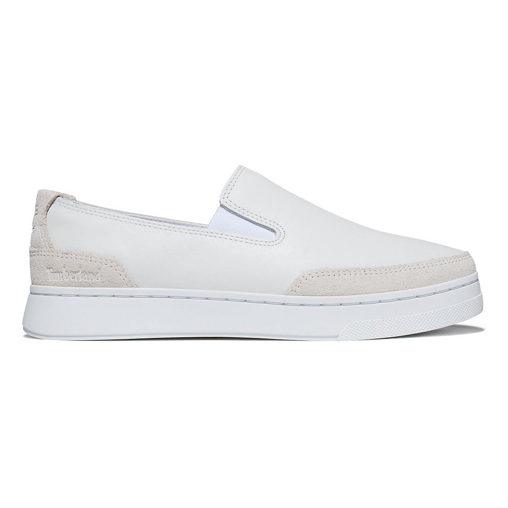 Slippers Atlanta Green - pelle - bianco