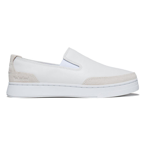 Slippers Atlanta Green - pelle - bianco