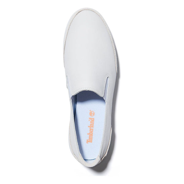 Slippers Atlanta Green - pelle - bianco