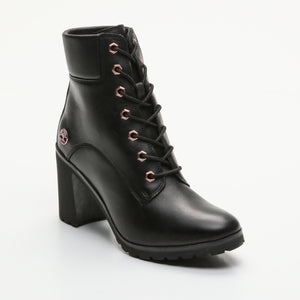 Stivaletti Allington - pelle - nero - tacco: 8 cm - gambale: 12 cm