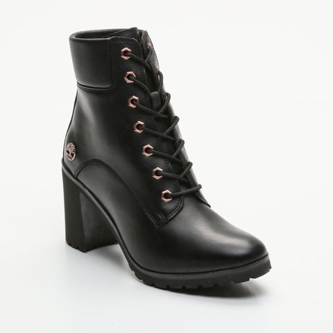 Stivaletti Allington - pelle - nero - tacco: 8 cm - gambale: 12 cm