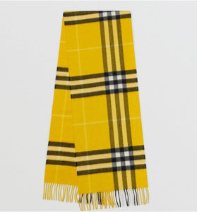 Sciarpa Classica in cashmere con motivo tartan