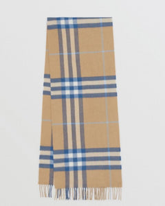 Sciarpa Classica in cashmere con motivo tartan