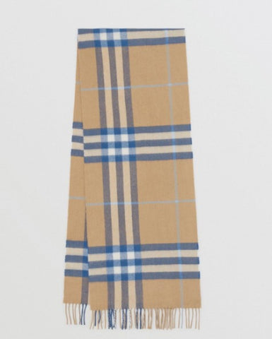 Sciarpa Classica in cashmere con motivo tartan