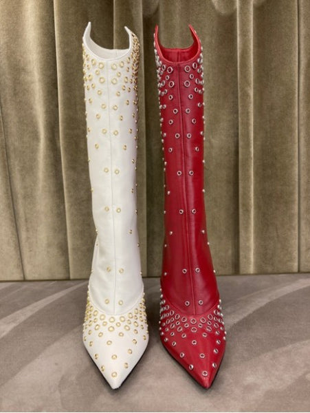 BRYNDIS 100 NWY LATTE/ GOLD RED/ANTHRACITE