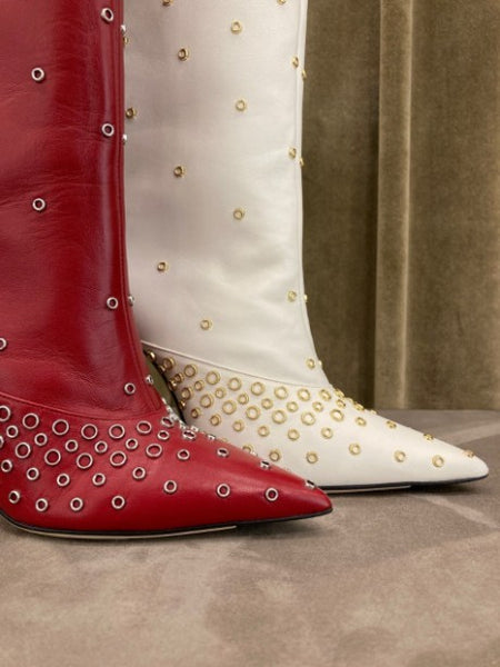 BRYNDIS 100 NWY LATTE/ GOLD RED/ANTHRACITE