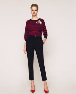 Pantaloni fitted con tasche