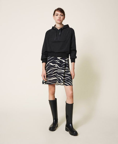 ⚡Abito in crêpe de Chine animalier