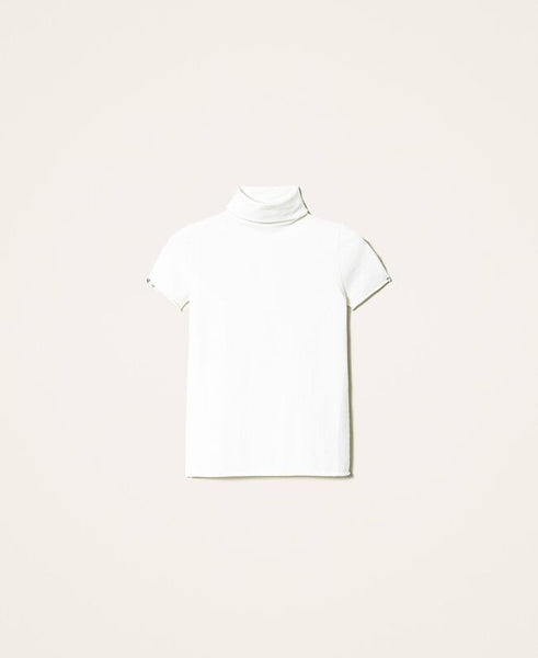 Maglia lupetto a maniche corte