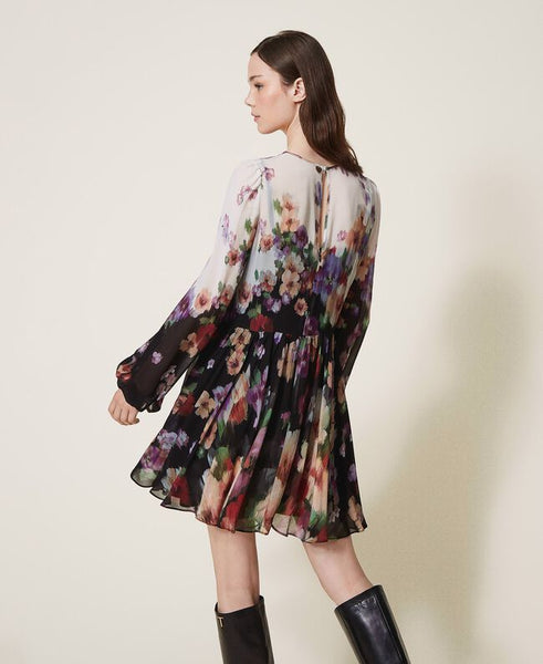 ⚡Abito in georgette a fiori