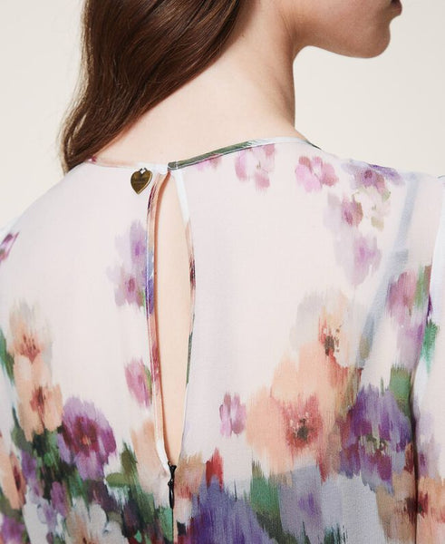 ⚡Abito in georgette a fiori