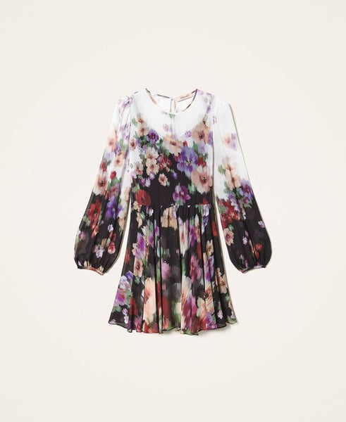 ⚡Abito in georgette a fiori