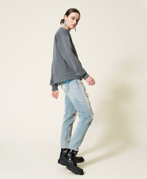 Jeans boyfriend 'Celsian' con rotture