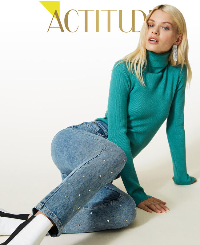 Jeans skinny 'Selenium' con borchie