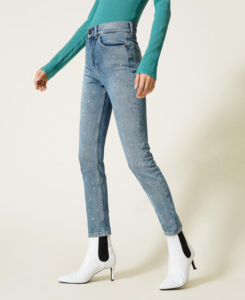 Jeans skinny 'Selenium' con borchie