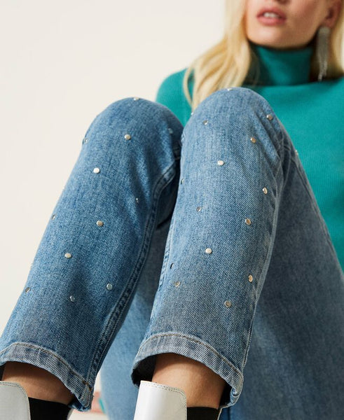 Jeans skinny 'Selenium' con borchie