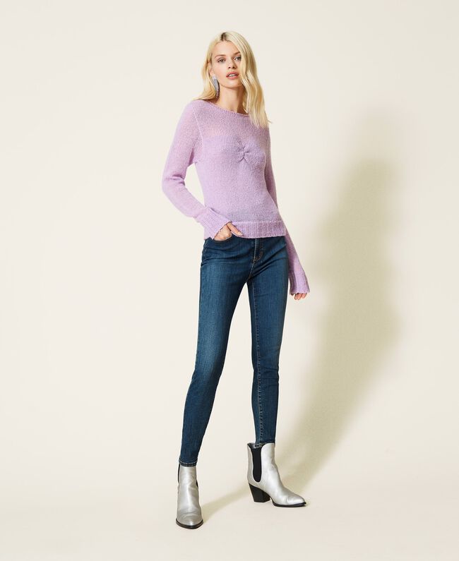 Jeans skinny 'Fluorite' a vita alta