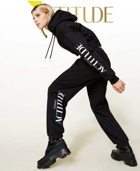 Joggers con logo