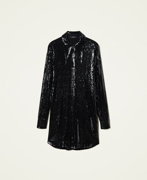 ⚡Abito 'Titanium' in full paillettes