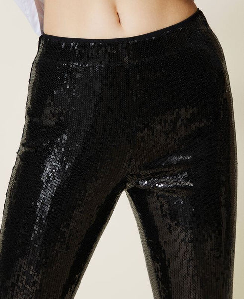 Leggings 'Titanium' in full paillettes