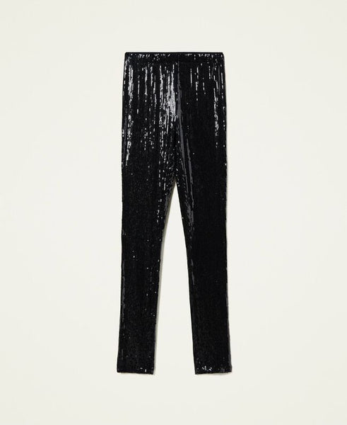 Leggings 'Titanium' in full paillettes