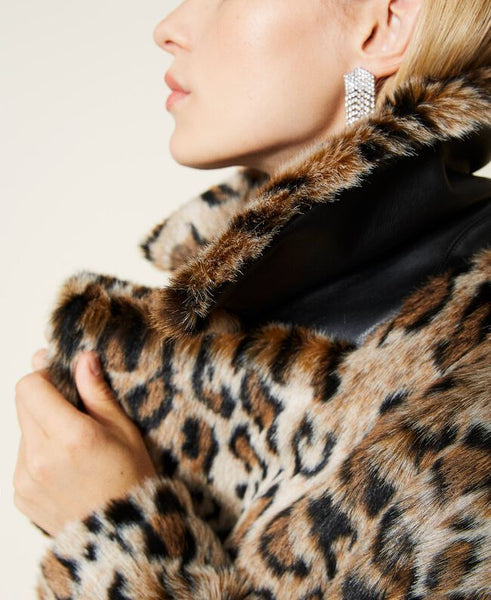 ⚡️Cappotto 'Amber' jacquard animalier