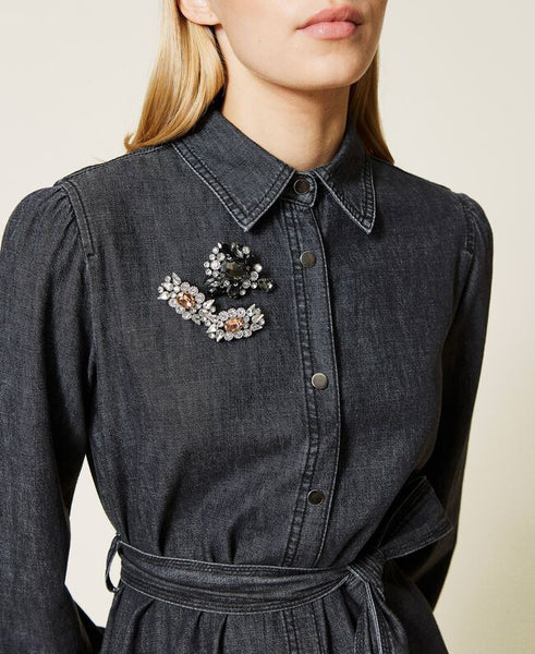 ⚡Abito lungo 'Diamond' in jeans