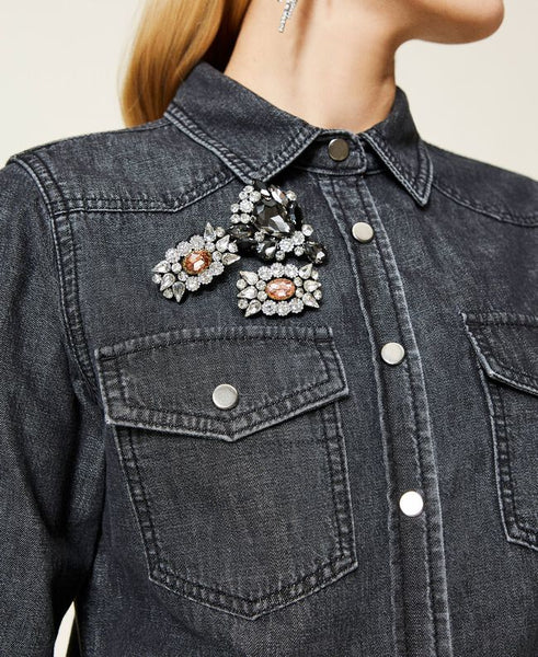 Camicia 'Diamond' in jeans