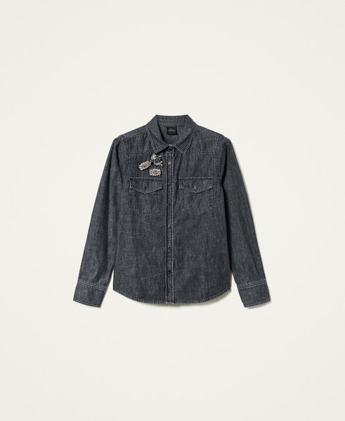 Camicia 'Diamond' in jeans