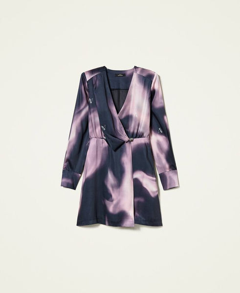 ⚡Abito corto 'Sphene' in twill stampato